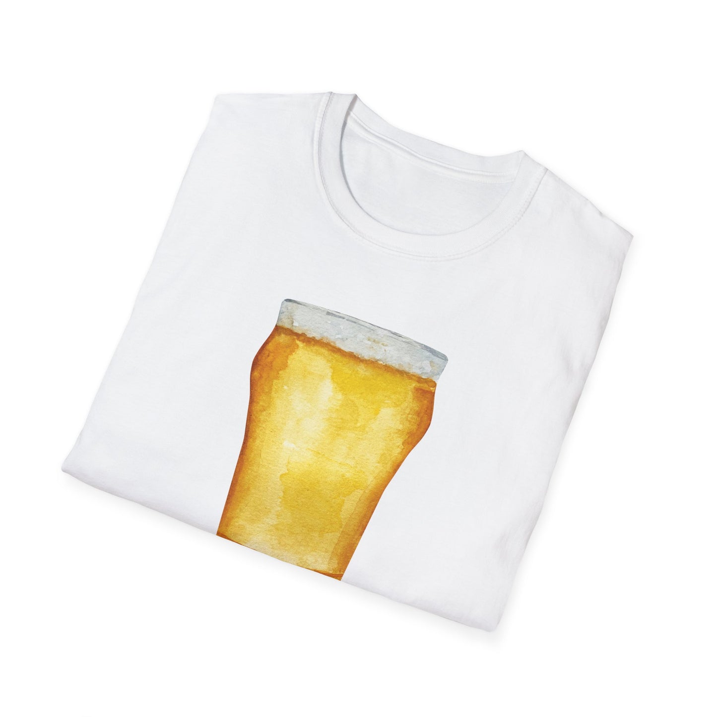 Artistic Beer T-Shirt, Perfect for Beer Lovers and Art Lovers, Gifts for Friends, Casual Style, Summer Parties, Humorous Apparel