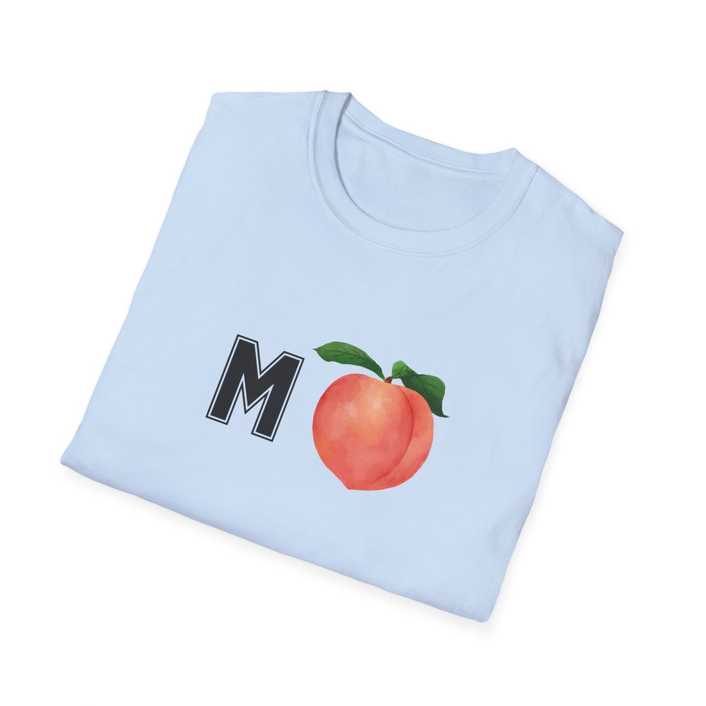 MPeach Monogram Unisex Softstyle T-Shirt, Cute Casual Tee, Gift for Friends, Summer Fashion, Fun Statement Shirt