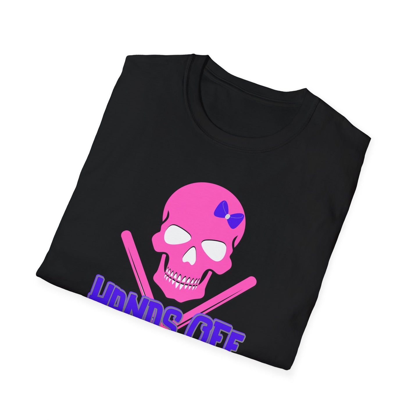 Skull Graphic T-Shirt - Hands Off My Goalie, Hockey Fan Tee, Unisex Funny Shirt, Cool Gift for Sports Lovers, Casual Wear