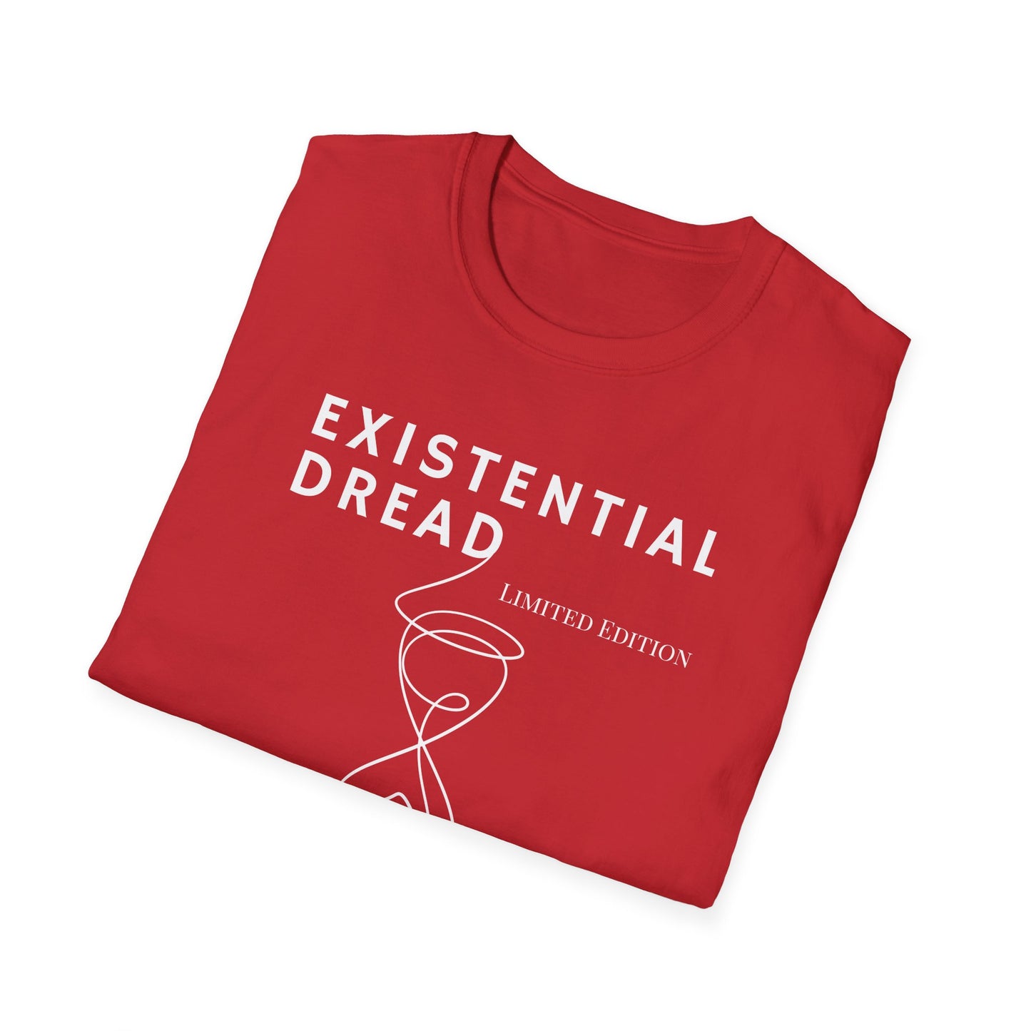 Existential Dread Unisex T-Shirt, Funny Casual Tee, Gift for Philosophers, Unique Graphic Shirt, Everyday Wear, Humor Top