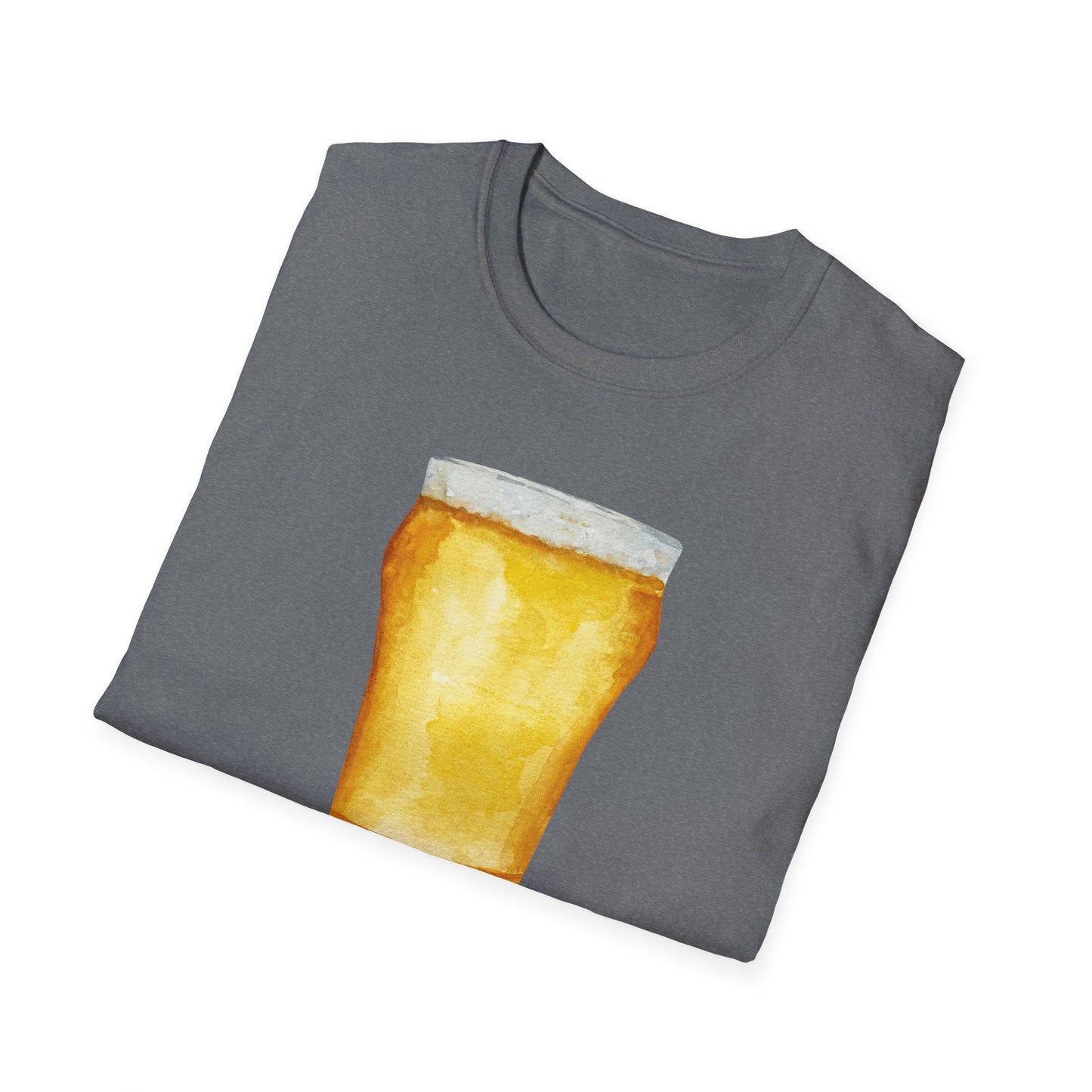 Artistic Beer T-Shirt, Perfect for Beer Lovers and Art Lovers, Gifts for Friends, Casual Style, Summer Parties, Humorous Apparel