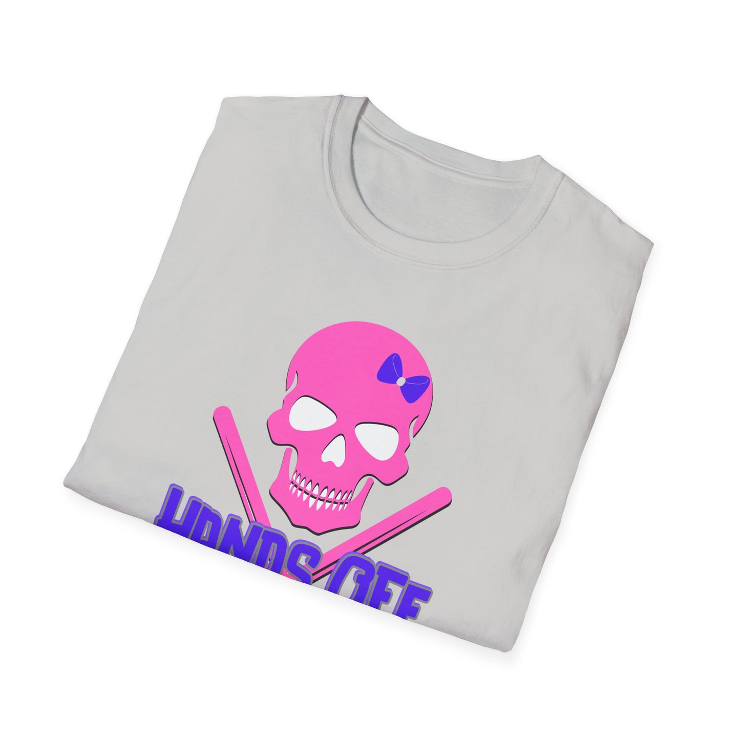 Skull Graphic T-Shirt - Hands Off My Goalie, Hockey Fan Tee, Unisex Funny Shirt, Cool Gift for Sports Lovers, Casual Wear