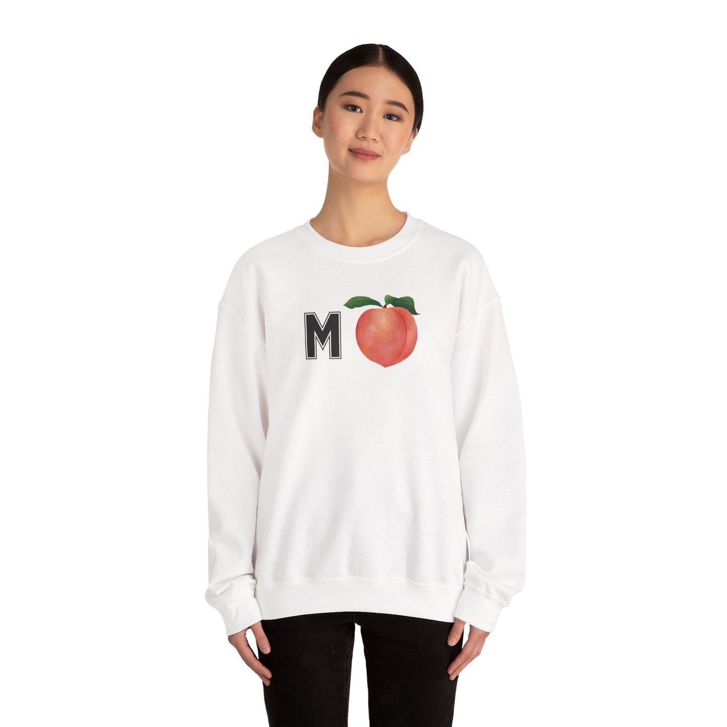 Impeach Unisex Crewneck Sweatshirt, Cozy Graphic Sweatshirt, Comfortable Layer, Gift for Peach Lovers, Casual Fall Apparel