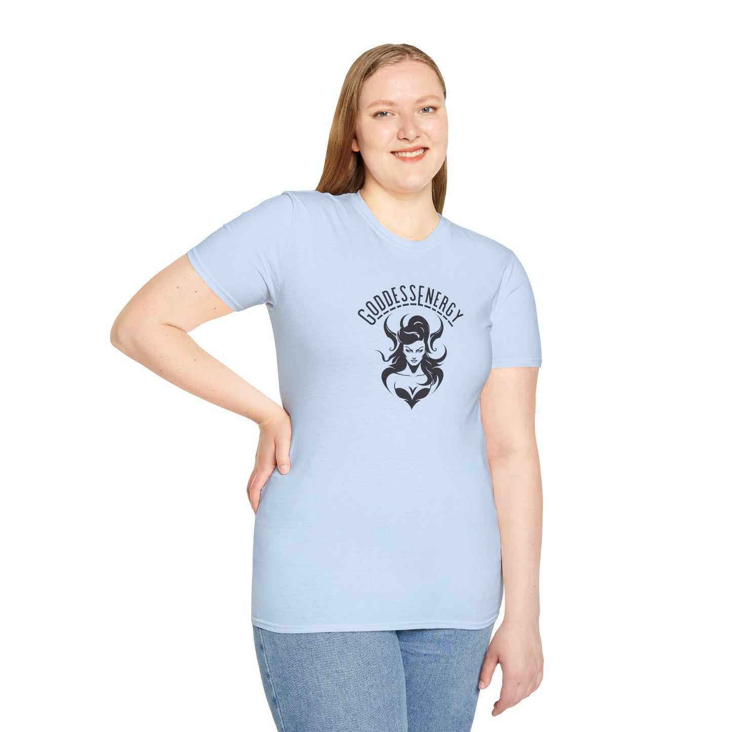 Goddess Energy Unisex T-Shirt, Empowering Tee, Feminine Shirt, Gift for Her, Inspirational Apparel
