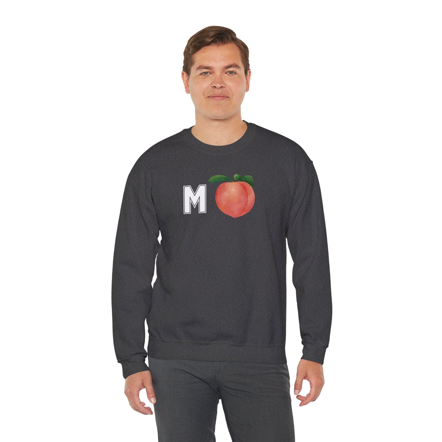 Impeach Unisex Crewneck Sweatshirt, Cozy Graphic Sweatshirt, Comfortable Layer, Gift for Peach Lovers, Casual Fall Apparel