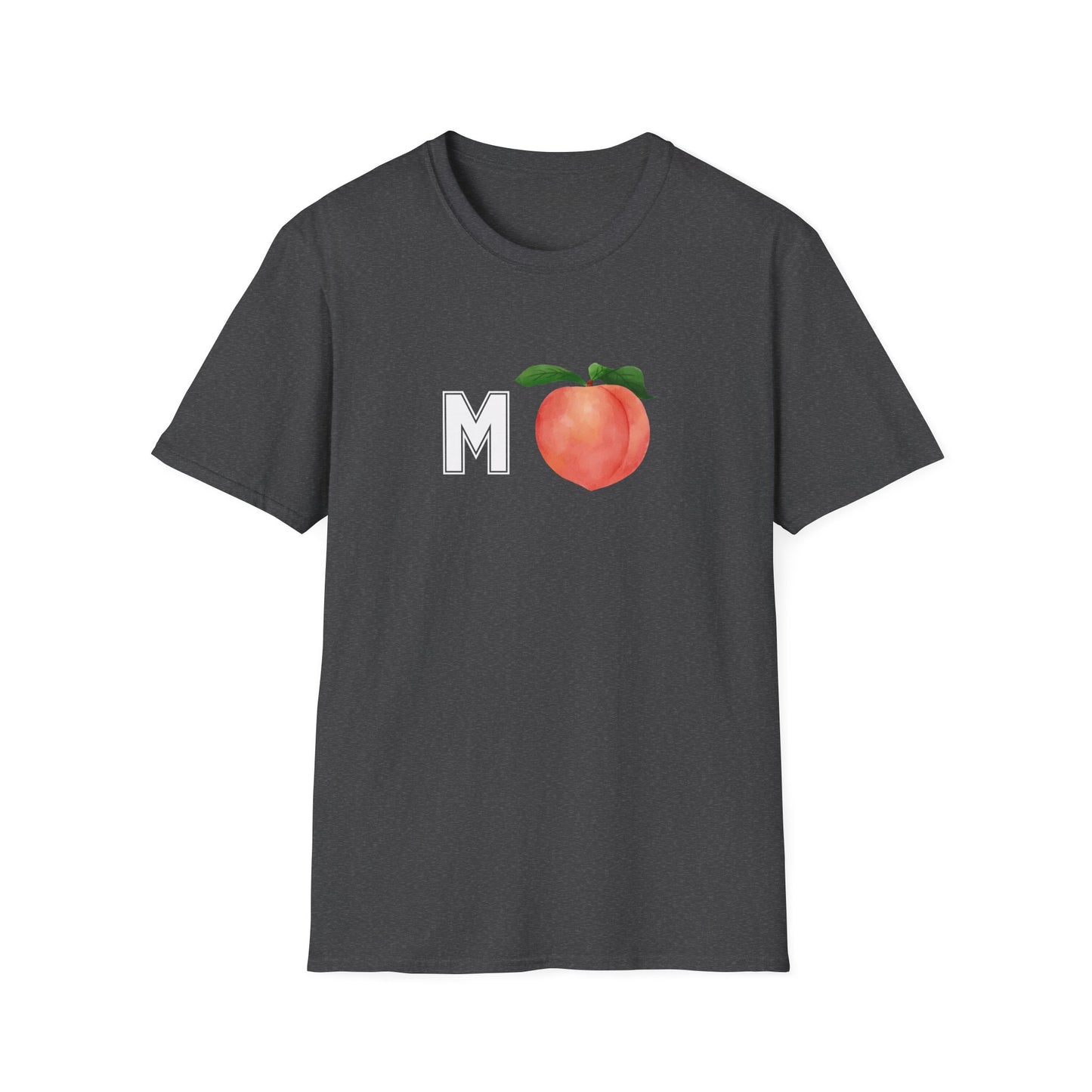 MPeach Monogram Unisex Softstyle T-Shirt, Cute Casual Tee, Gift for Friends, Summer Fashion, Fun Statement Shirt