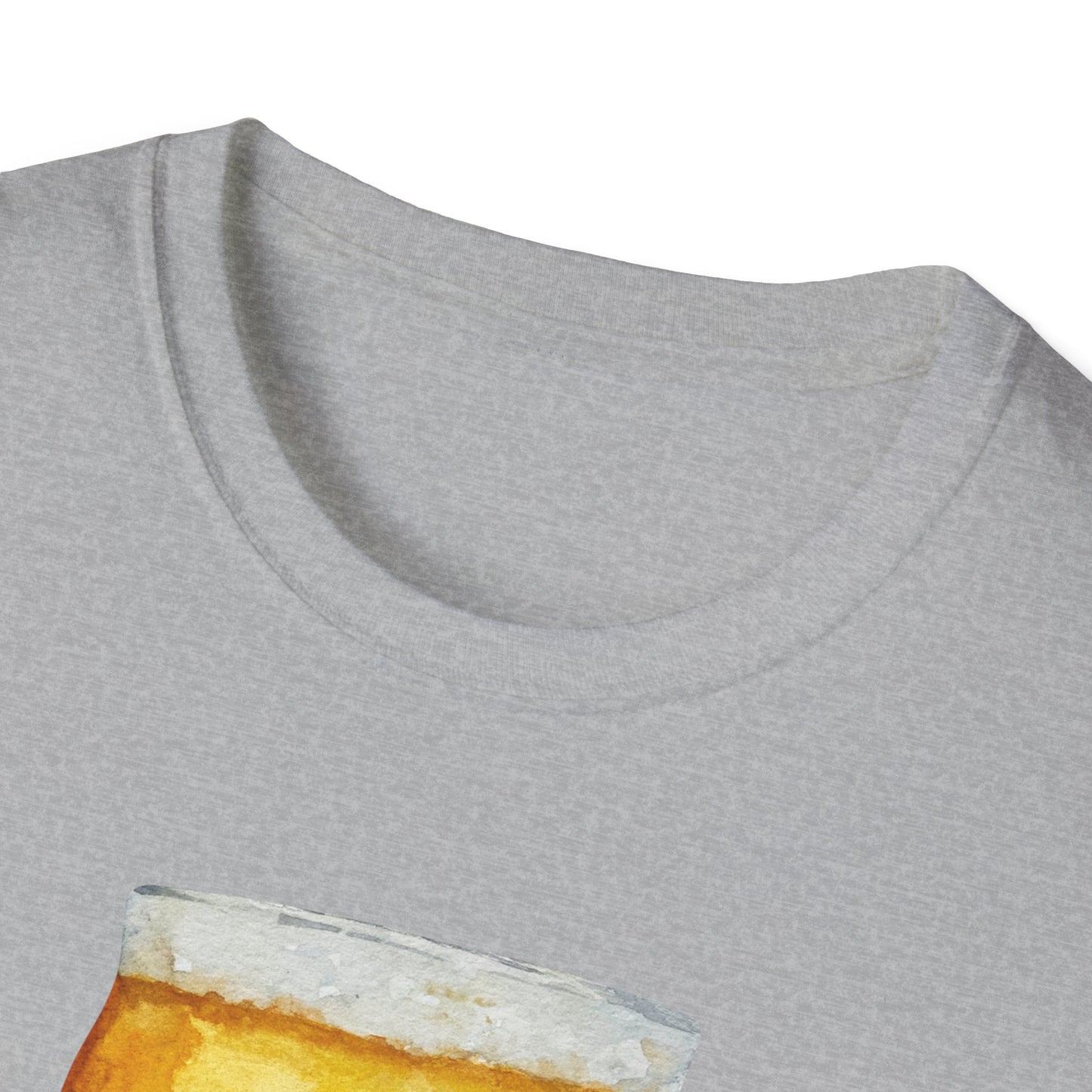 Artistic Beer T-Shirt, Perfect for Beer Lovers and Art Lovers, Gifts for Friends, Casual Style, Summer Parties, Humorous Apparel