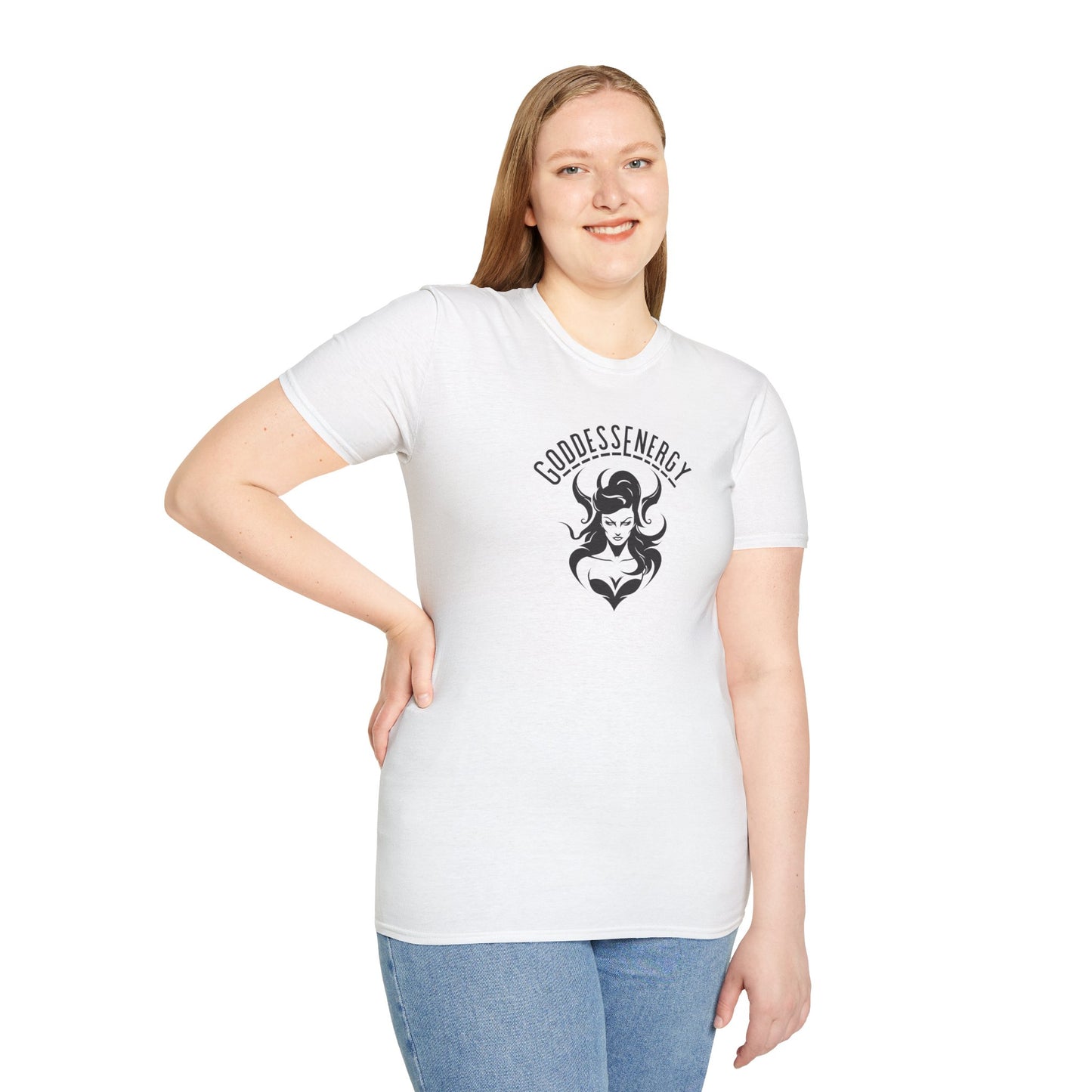 Goddess Energy Unisex T-Shirt, Empowering Tee, Feminine Shirt, Gift for Her, Inspirational Apparel