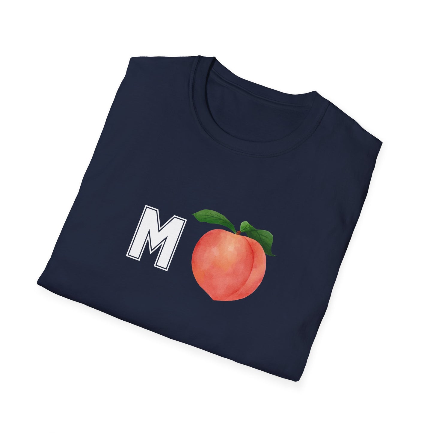 MPeach Monogram Unisex Softstyle T-Shirt, Cute Casual Tee, Gift for Friends, Summer Fashion, Fun Statement Shirt