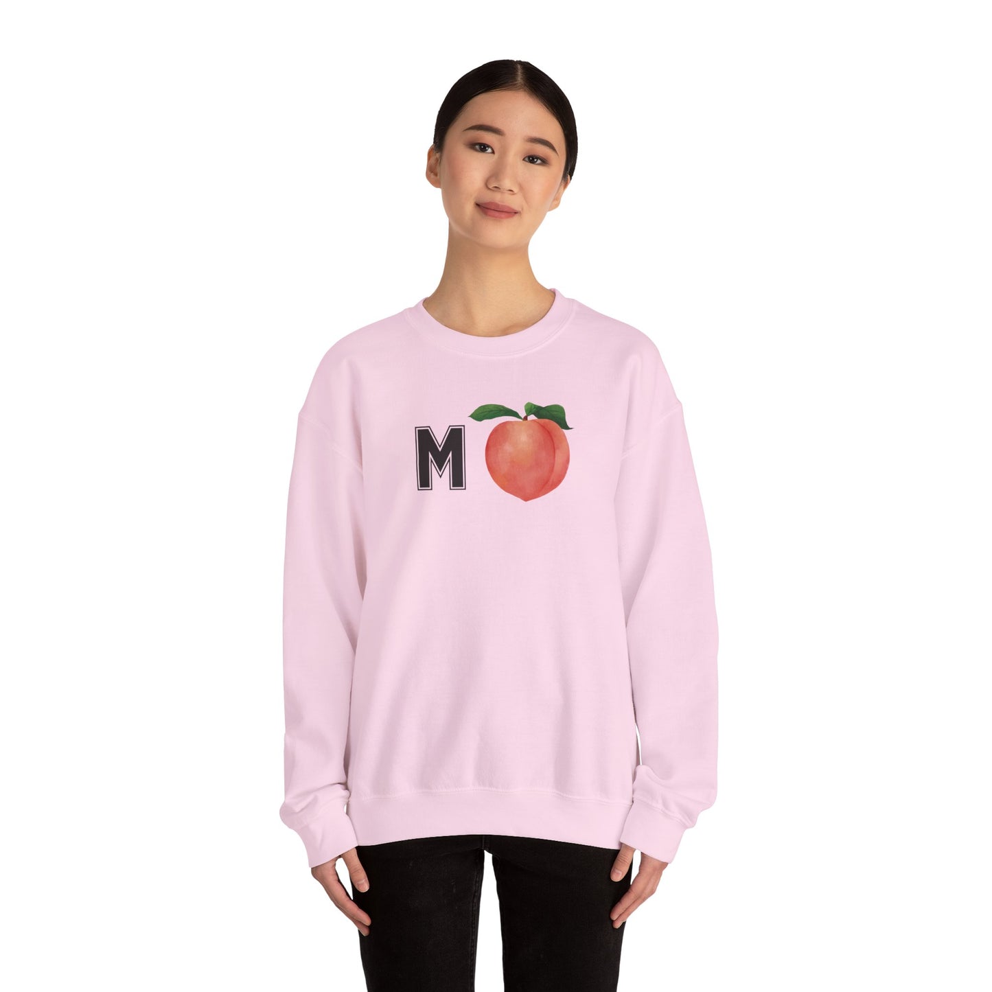 Impeach Unisex Crewneck Sweatshirt, Cozy Graphic Sweatshirt, Comfortable Layer, Gift for Peach Lovers, Casual Fall Apparel