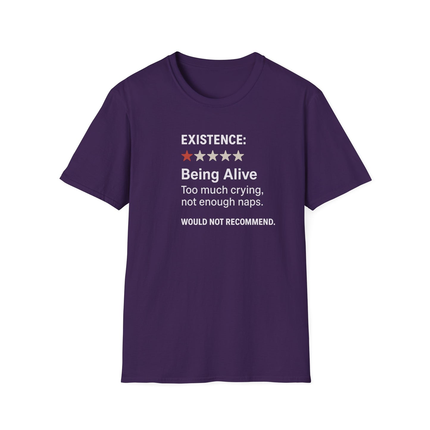 Existential Humor T-Shirt, Funny Tee, Gift for Friends, Sarcastic Quote, Casual Wear, Birthday Present