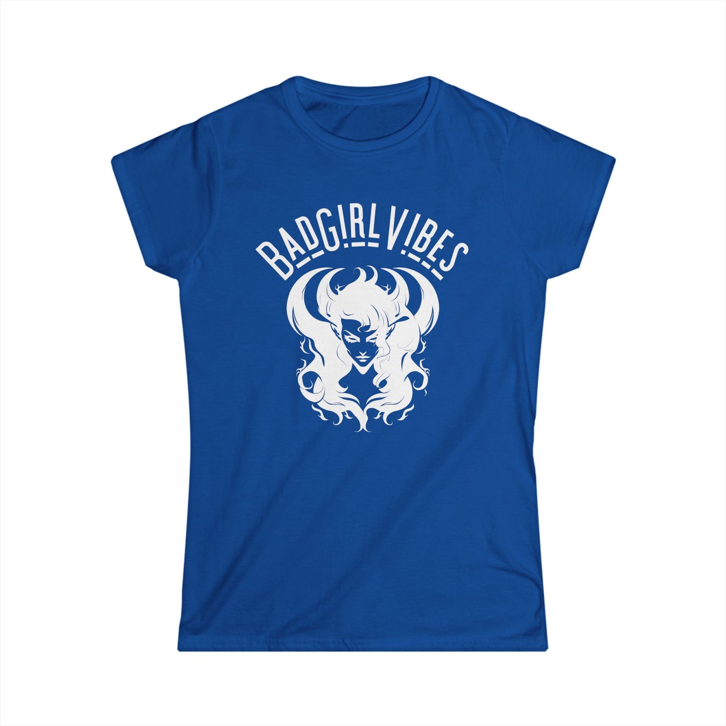 Bad Girl Vibes Women's Softstyle Tee, Trendy Graphic Tee, Casual Wear, Gift for Her, Birthday Gift, Fashion Statement Tee