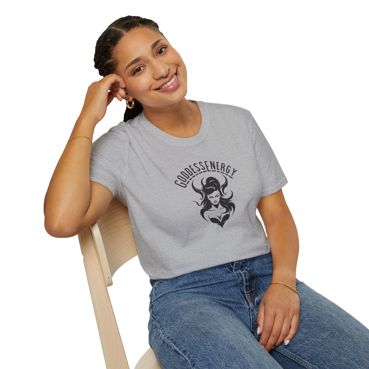Goddess Energy Unisex T-Shirt, Empowering Tee, Feminine Shirt, Gift for Her, Inspirational Apparel