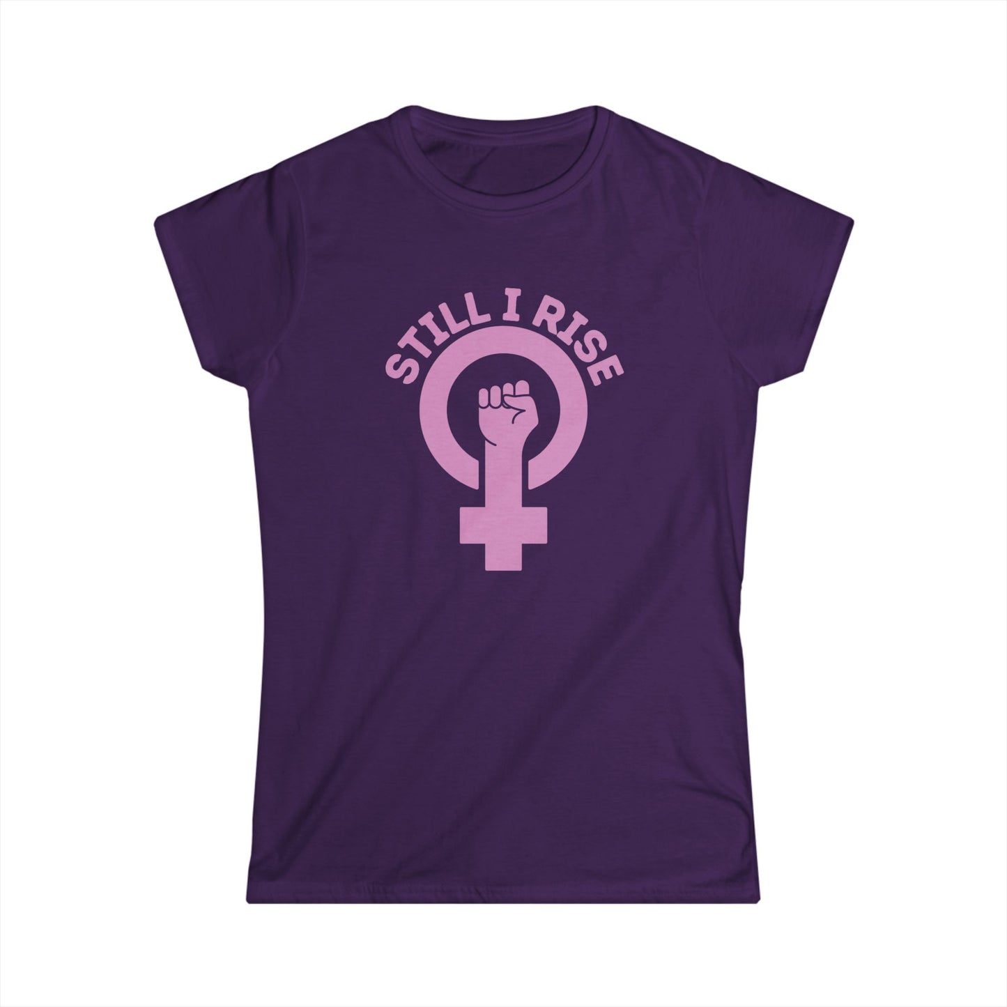 Empowering Women's Softstyle Tee, Feminist T-Shirt, Still I Rise Shirt, Inspirational Cotton Top, Women's Equality Apparel
