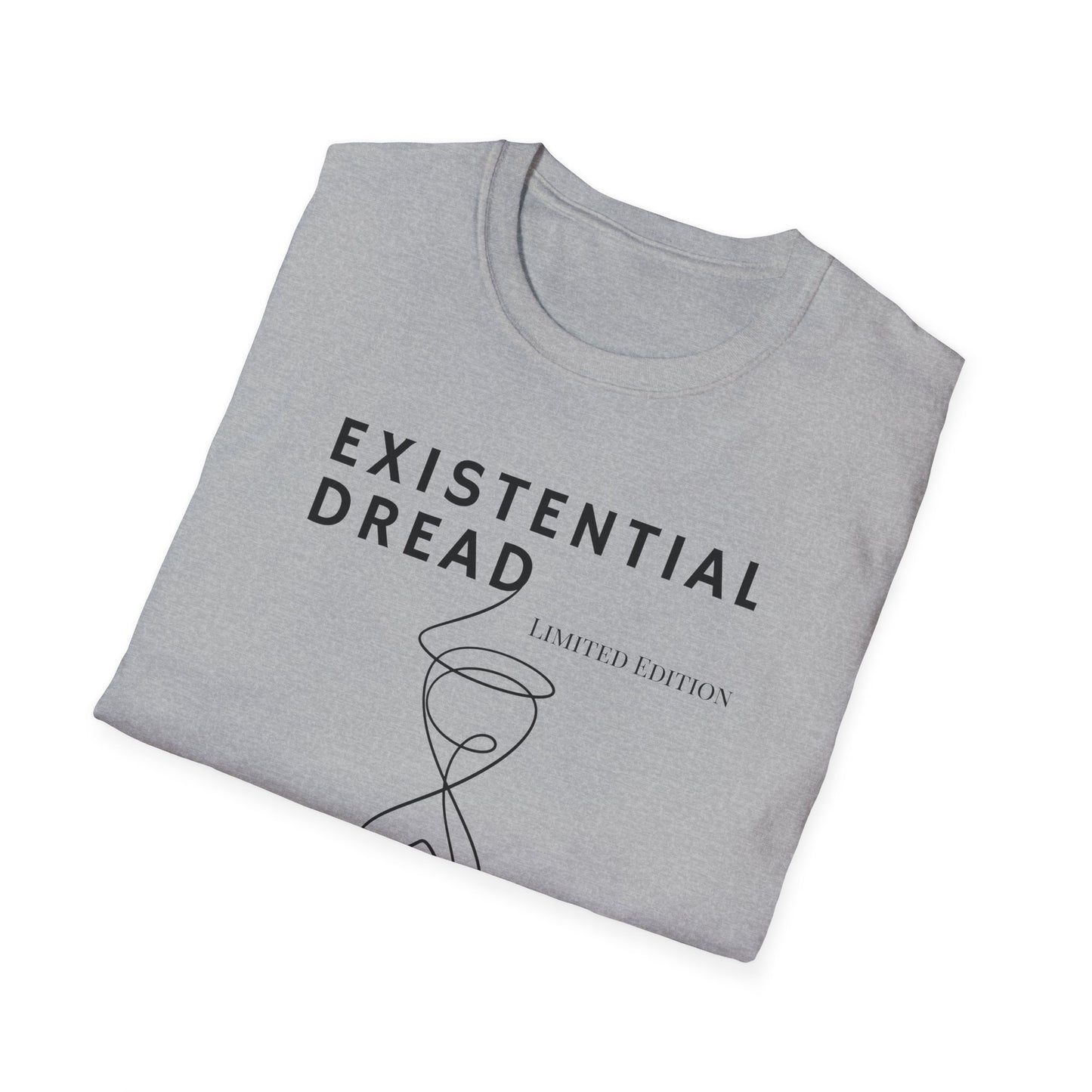 Existential Dread Unisex T-Shirt, Funny Casual Tee, Gift for Philosophers, Unique Graphic Shirt, Everyday Wear, Humor Top