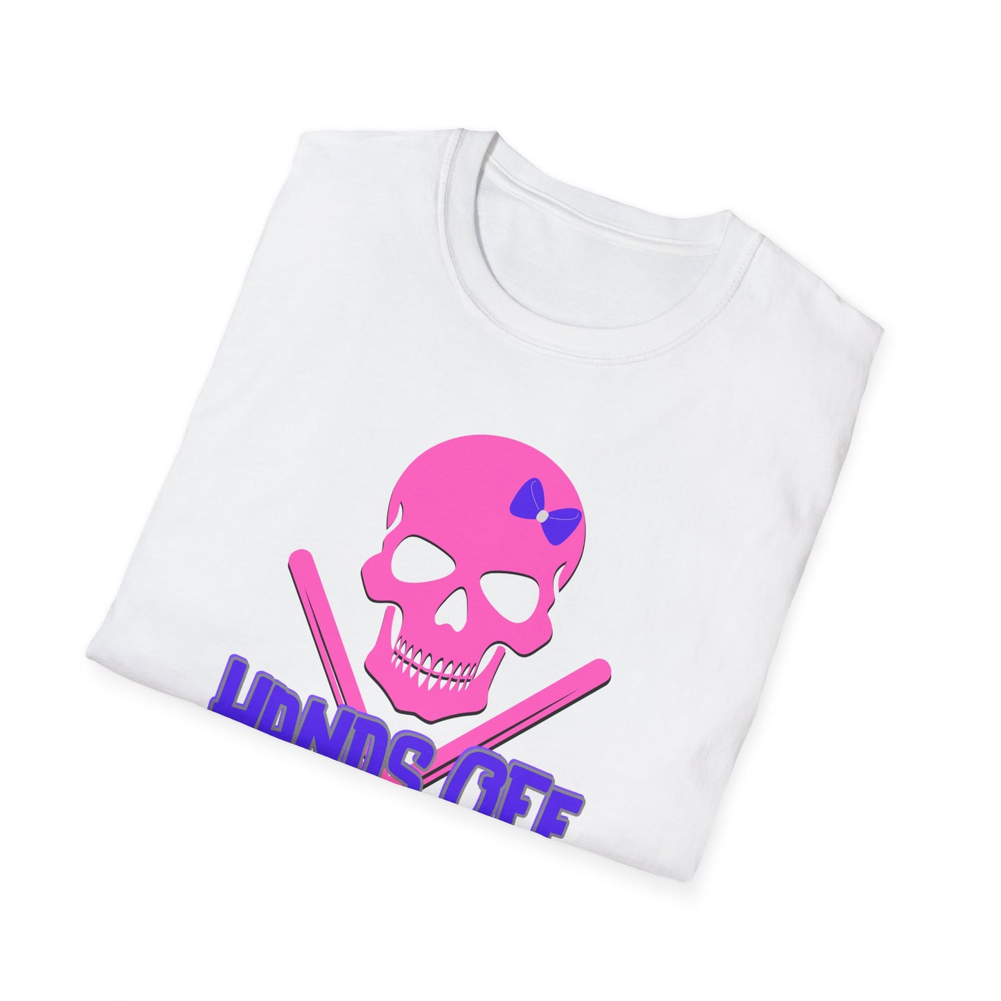 Skull Graphic T-Shirt - Hands Off My Goalie, Hockey Fan Tee, Unisex Funny Shirt, Cool Gift for Sports Lovers, Casual Wear