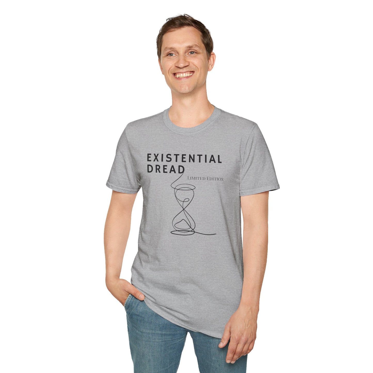 Existential Dread Unisex T-Shirt, Funny Casual Tee, Gift for Philosophers, Unique Graphic Shirt, Everyday Wear, Humor Top
