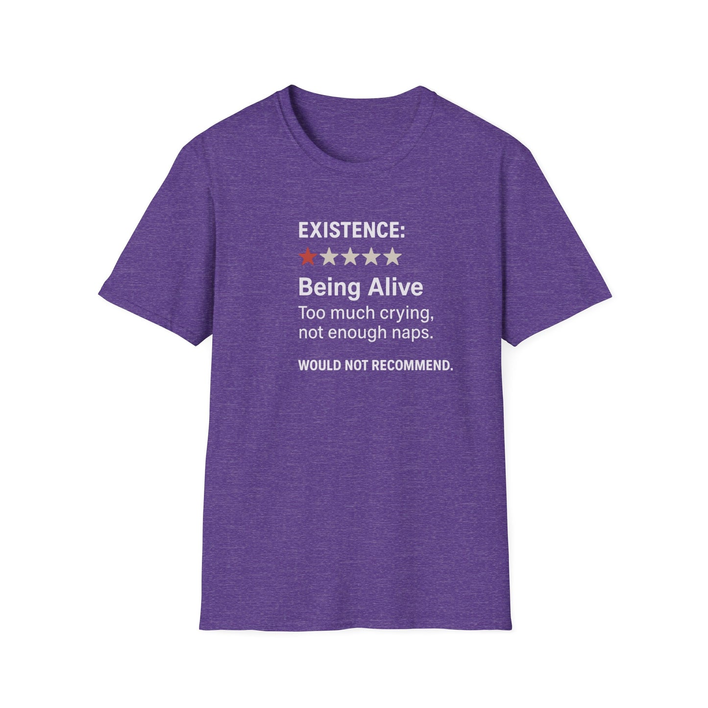 Existential Humor T-Shirt, Funny Tee, Gift for Friends, Sarcastic Quote, Casual Wear, Birthday Present
