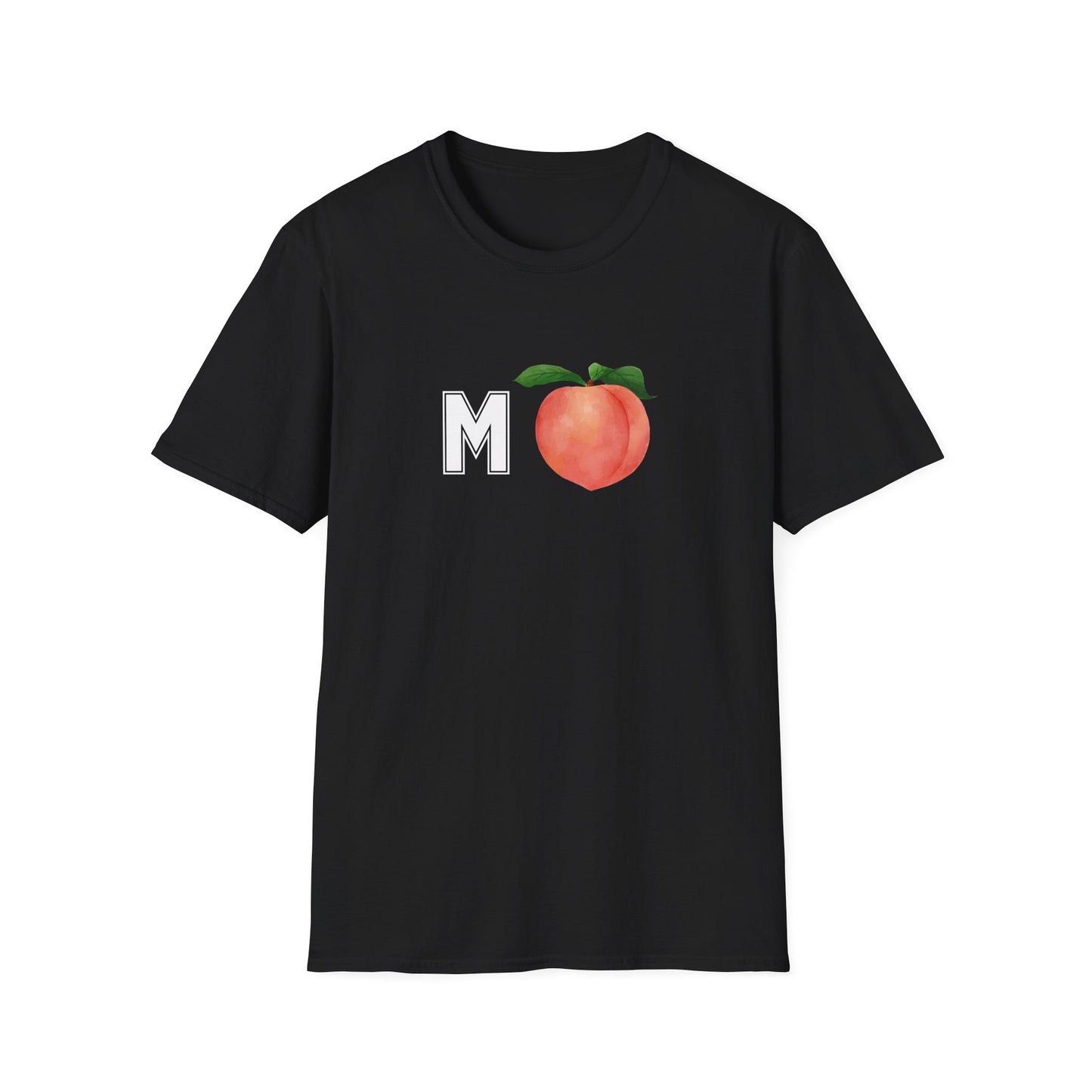 MPeach Monogram Unisex Softstyle T-Shirt, Cute Casual Tee, Gift for Friends, Summer Fashion, Fun Statement Shirt