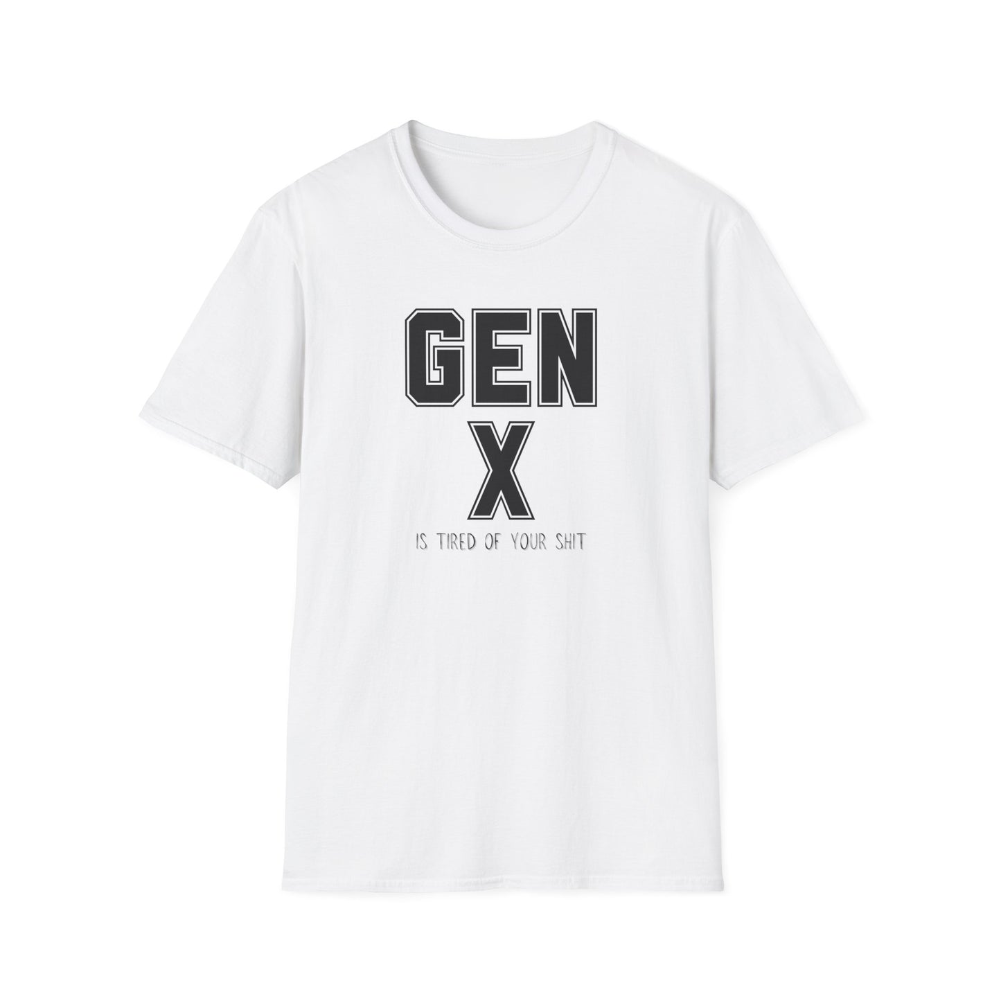Gen X T-Shirt - Unisex Vintage Tee, Retro Generation X Humor Shirt, Gift for Gen Xers, Nostalgic Apparel, Cool Casual Wear