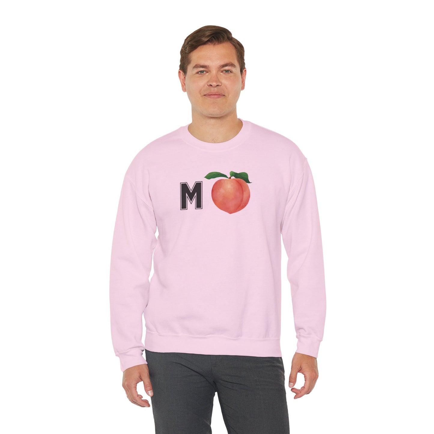 Impeach Unisex Crewneck Sweatshirt, Cozy Graphic Sweatshirt, Comfortable Layer, Gift for Peach Lovers, Casual Fall Apparel