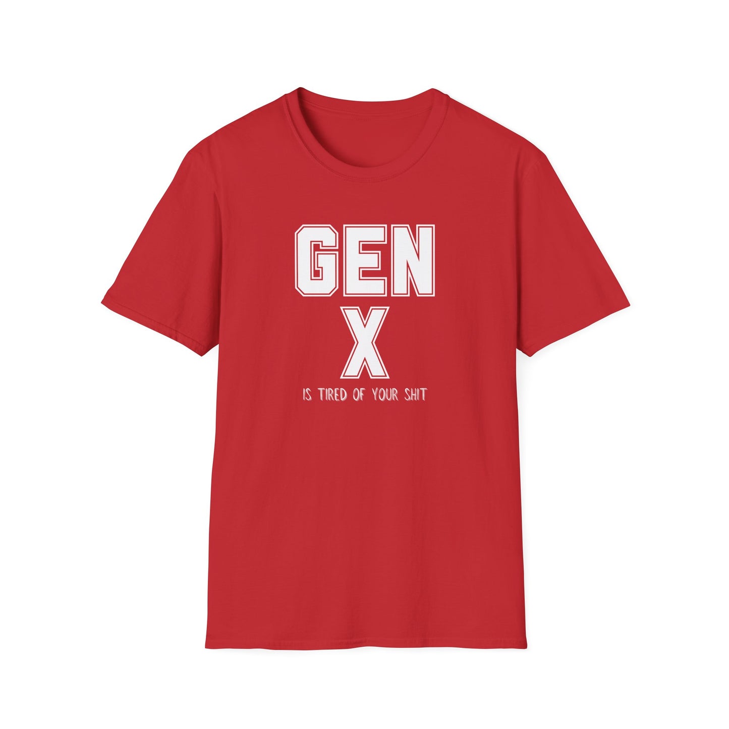Gen X T-Shirt - Unisex Vintage Tee, Retro Generation X Humor Shirt, Gift for Gen Xers, Nostalgic Apparel, Cool Casual Wear