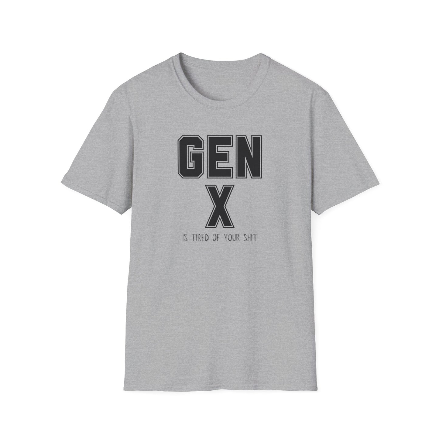 Gen X T-Shirt - Unisex Vintage Tee, Retro Generation X Humor Shirt, Gift for Gen Xers, Nostalgic Apparel, Cool Casual Wear