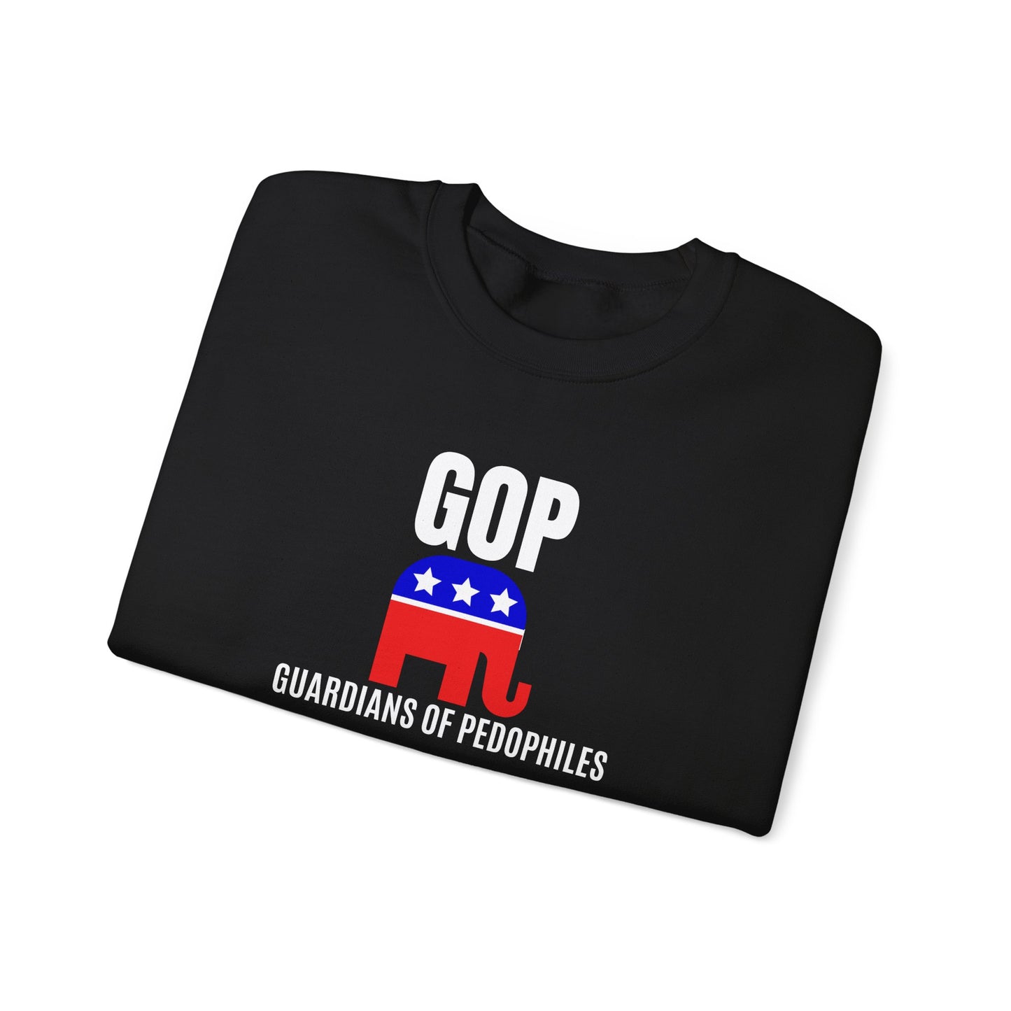 GOP Pedo Crewneck Sweatshirt - Protest Apparel, Funny Sweatshirt, Gift for Activists, Casual Wear, Unisex Clothing
