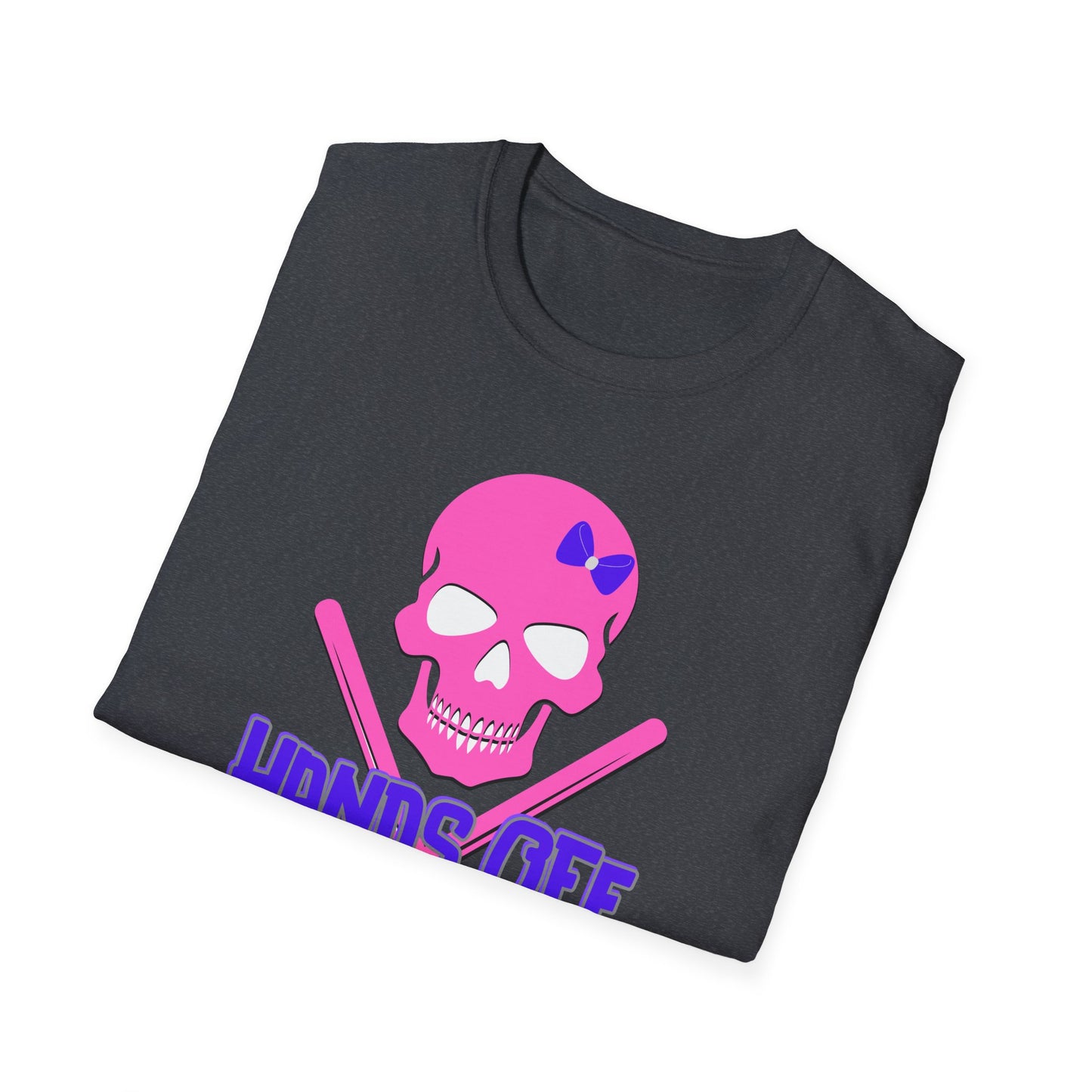 Skull Graphic T-Shirt - Hands Off My Goalie, Hockey Fan Tee, Unisex Funny Shirt, Cool Gift for Sports Lovers, Casual Wear