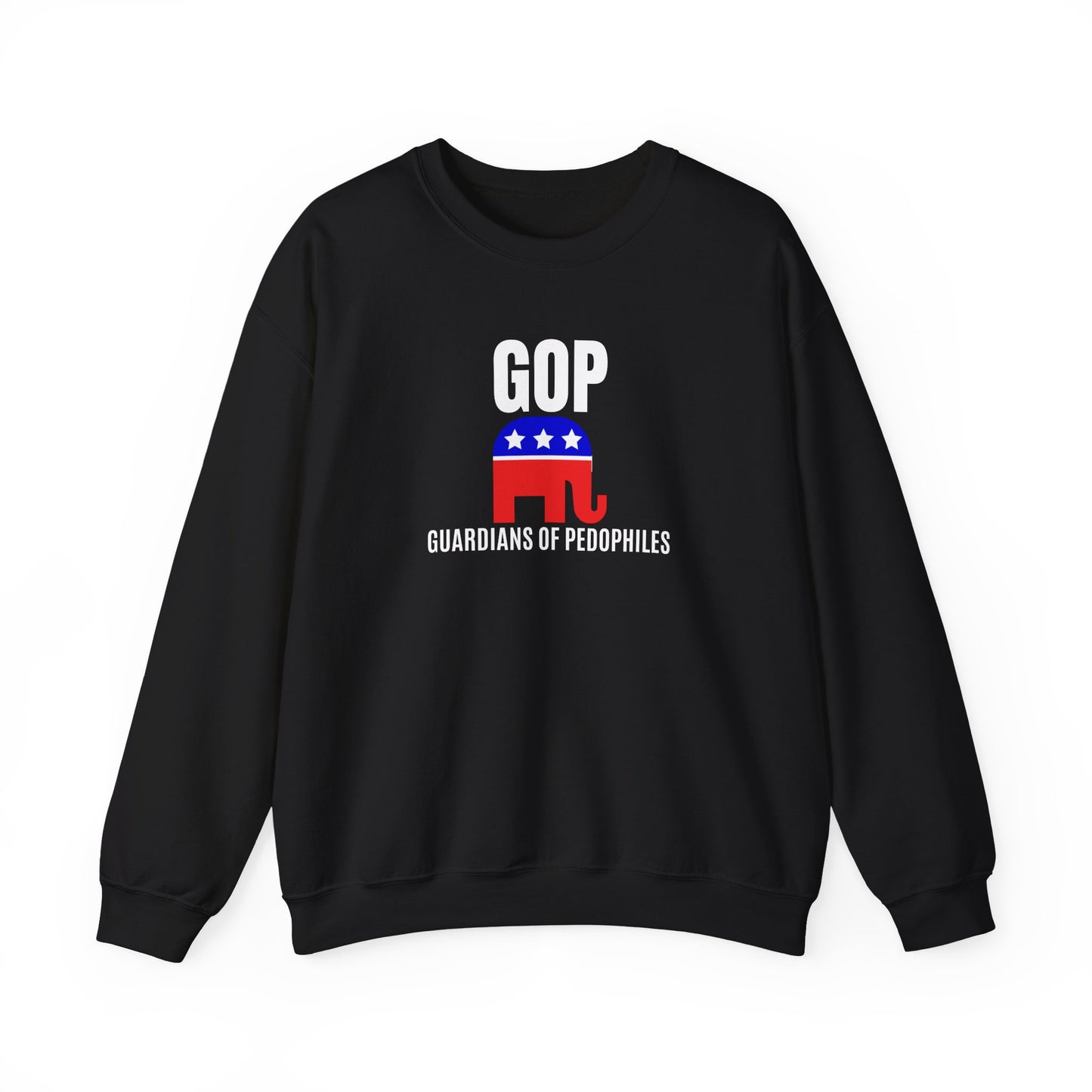 GOP Pedo Crewneck Sweatshirt - Protest Apparel, Funny Sweatshirt, Gift for Activists, Casual Wear, Unisex Clothing