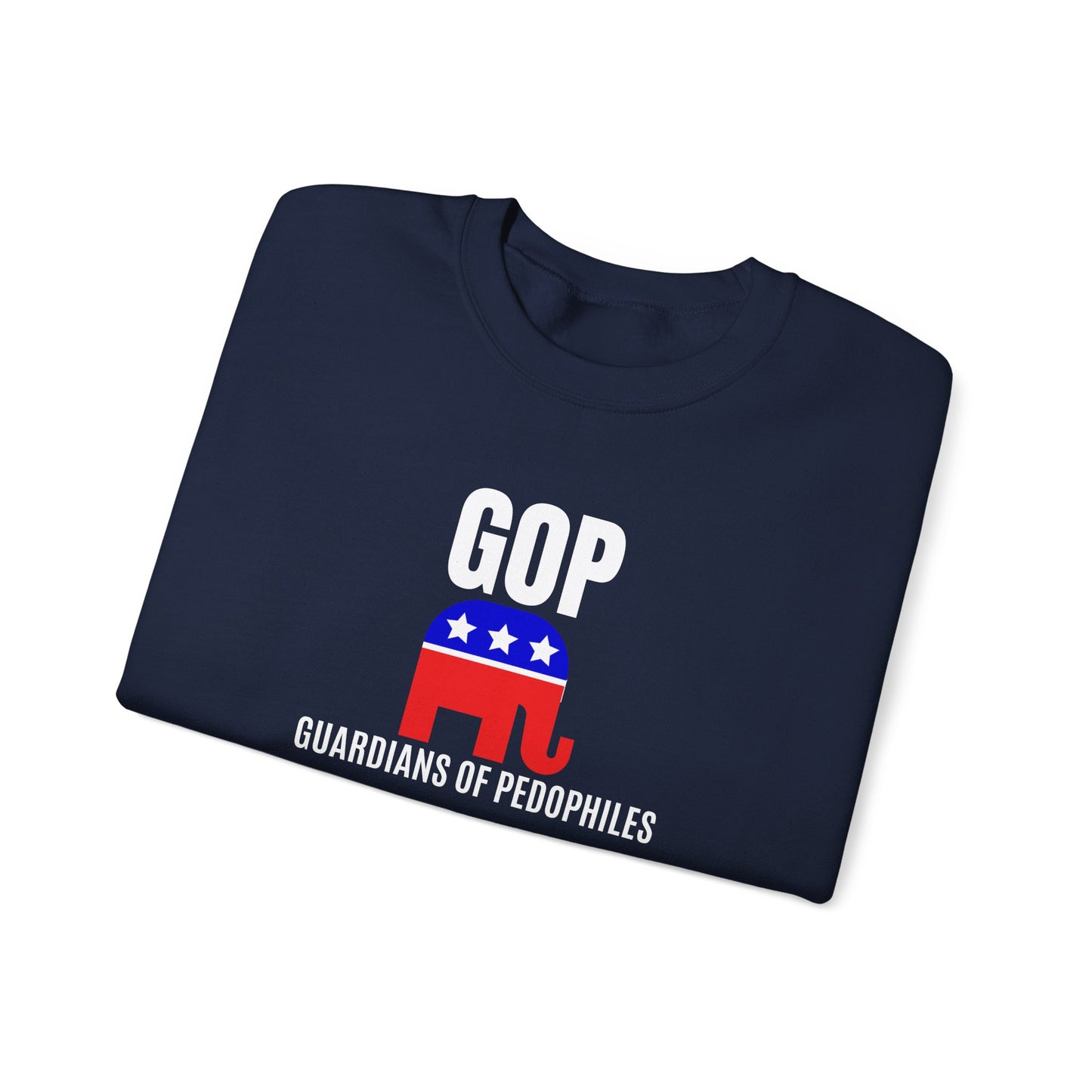GOP Pedo Crewneck Sweatshirt - Protest Apparel, Funny Sweatshirt, Gift for Activists, Casual Wear, Unisex Clothing