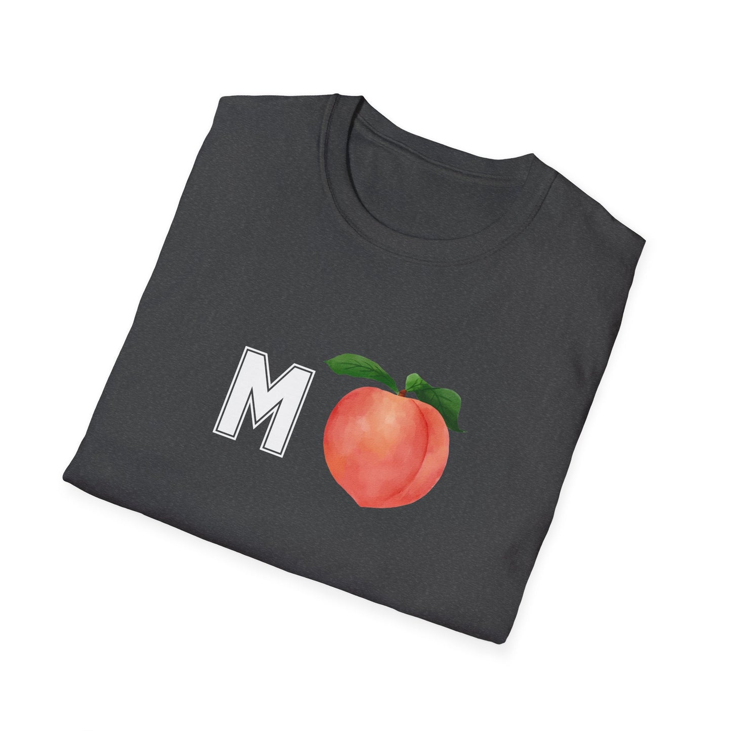 MPeach Monogram Unisex Softstyle T-Shirt, Cute Casual Tee, Gift for Friends, Summer Fashion, Fun Statement Shirt