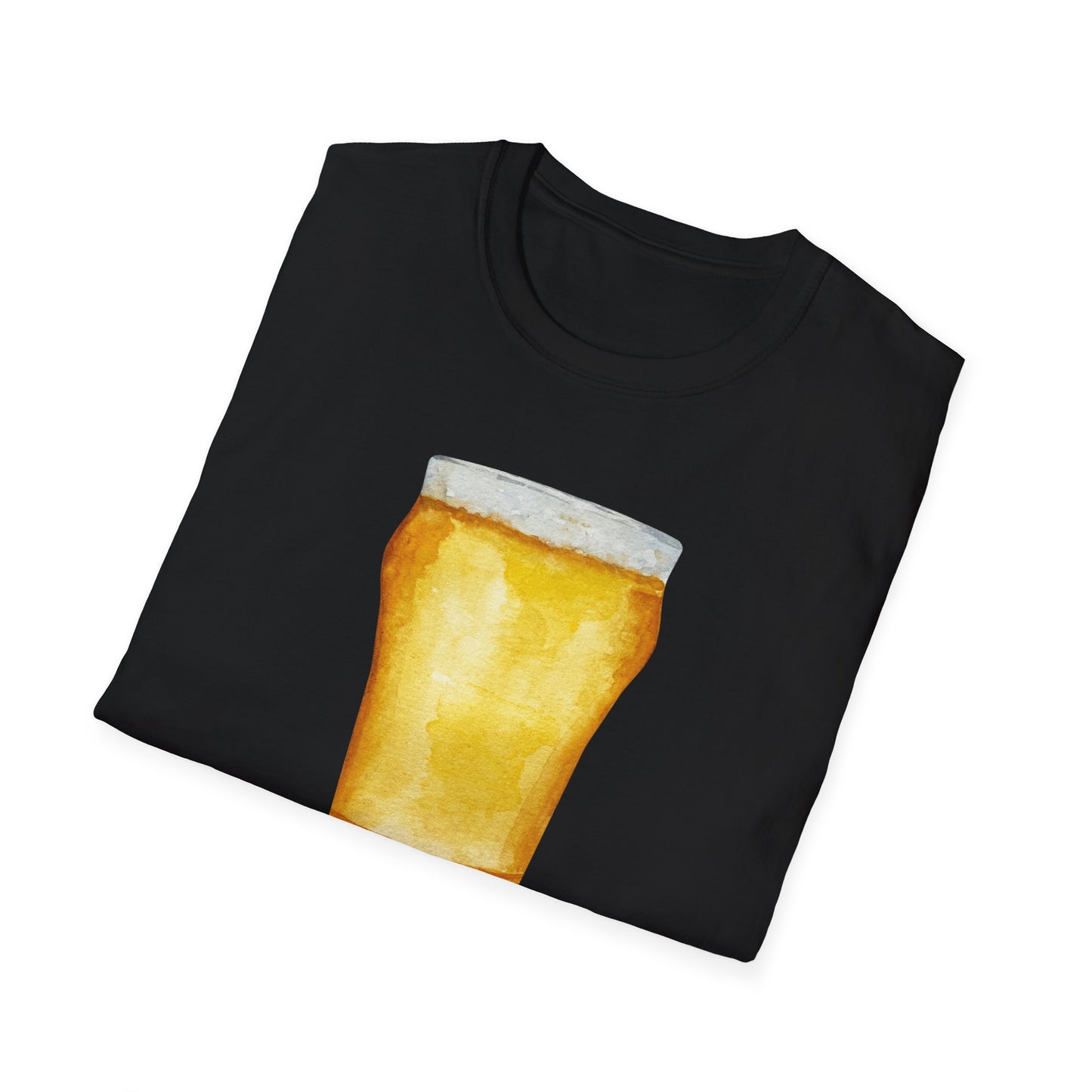 Beer Glass Unisex T-Shirt | Magritte Inspired Design