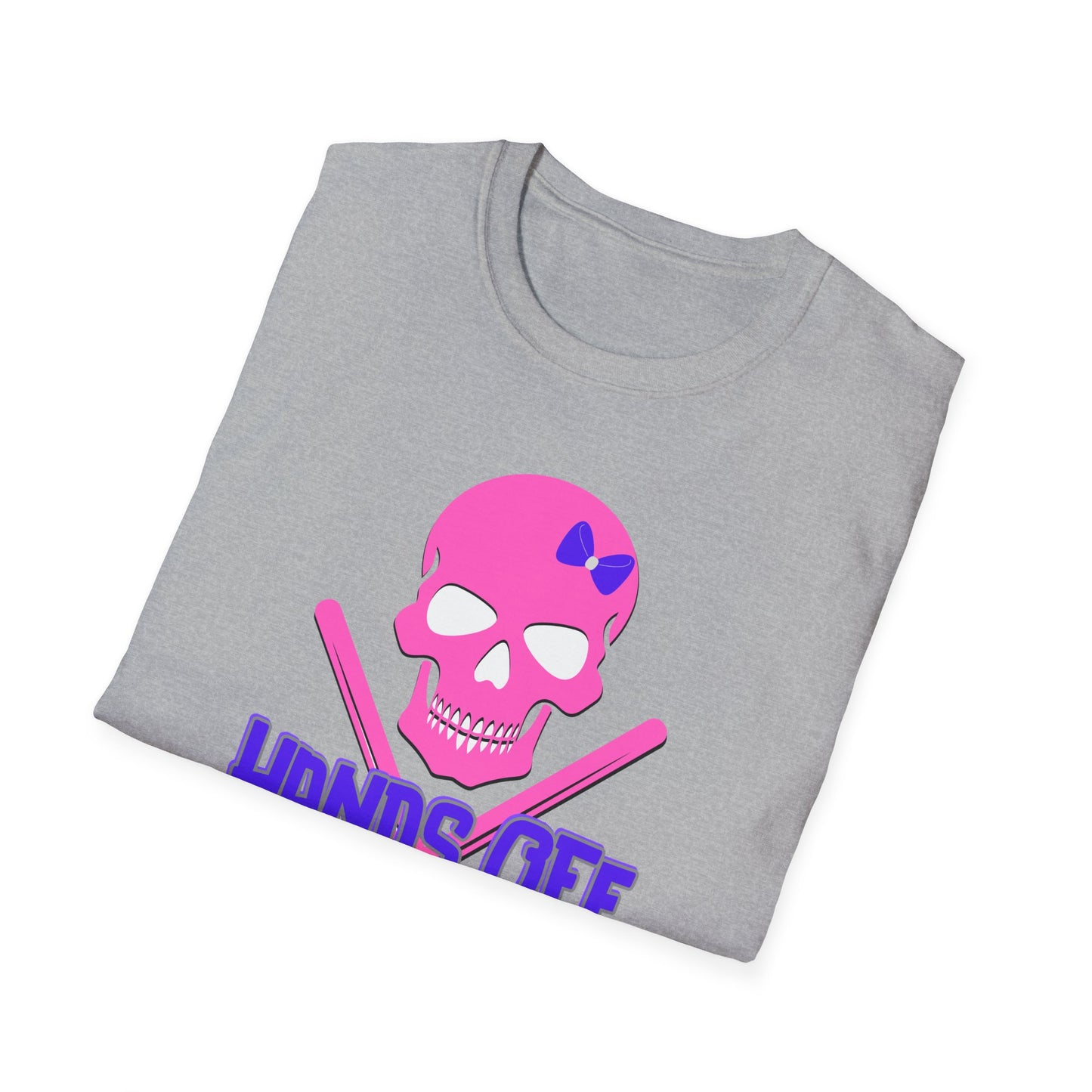 Skull Graphic T-Shirt - Hands Off My Goalie, Hockey Fan Tee, Unisex Funny Shirt, Cool Gift for Sports Lovers, Casual Wear