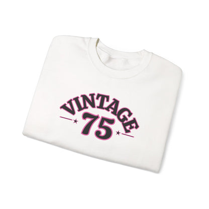 Vintage 75 Unisex Crewneck Sweatshirt - Cozy, Casual Style for Every Occasion, Perfect for Gifting, Fall, Winter, Retro Fashion, [...]