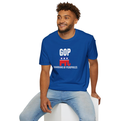GOP Pedo Unisex Statement T-Shirt, Political Tee, Casual Wear, Gift for Activists, Humor Shirt, Vintage Style, Everyday Fashion