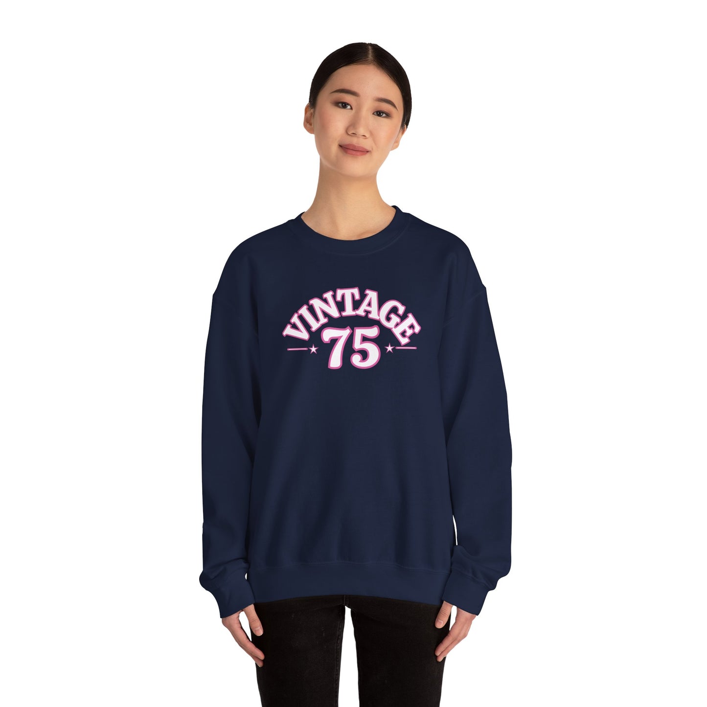 Vintage 75 Unisex Crewneck Sweatshirt - Cozy, Casual Style for Every Occasion, Perfect for Gifting, Fall, Winter, Retro Fashion, [...]