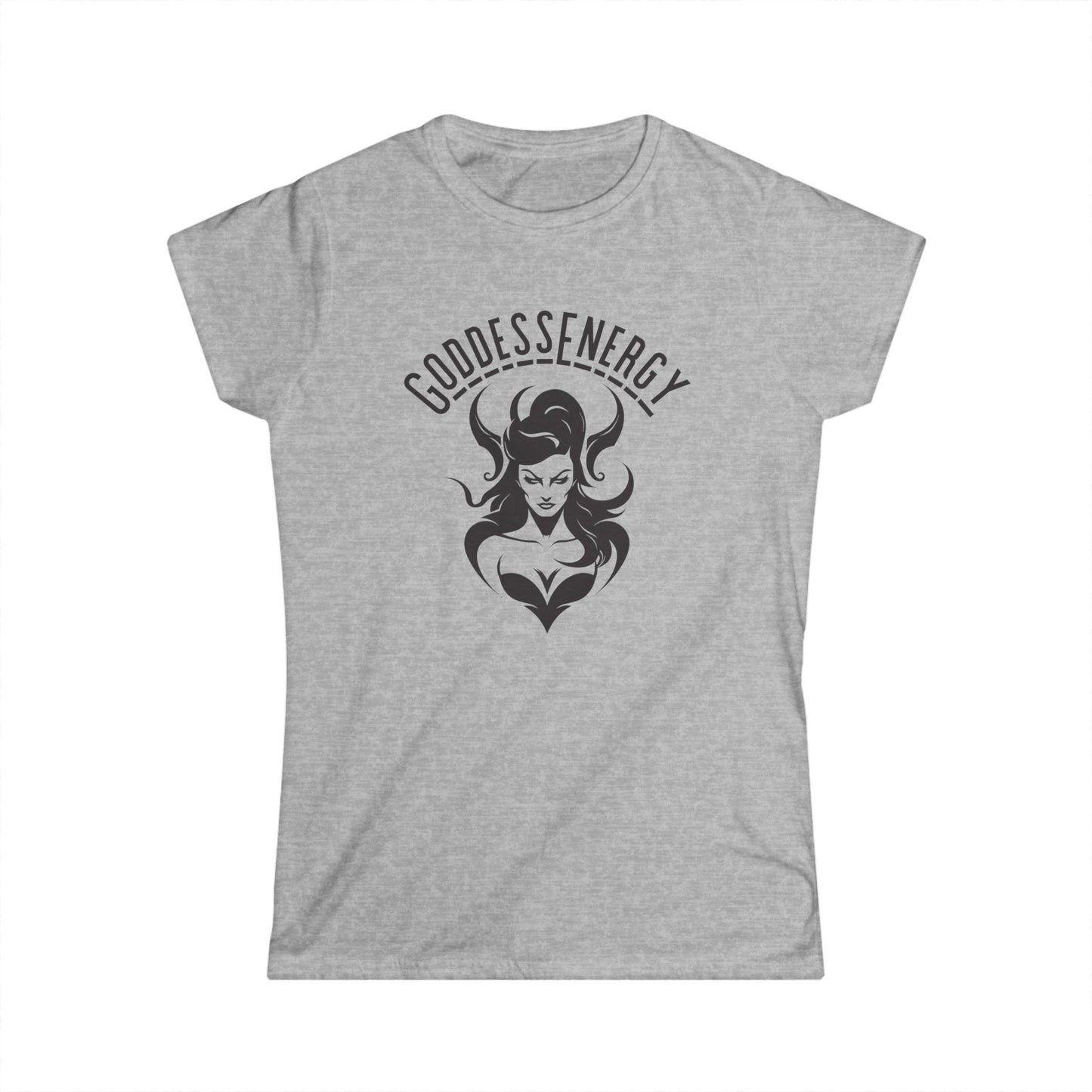 Goddess Energy Tee, Empowerment Shirt, Women's Graphic Tee, Feminine Vibe Top, Gift for Her, Casual Wear, Spiritual T-Shirt