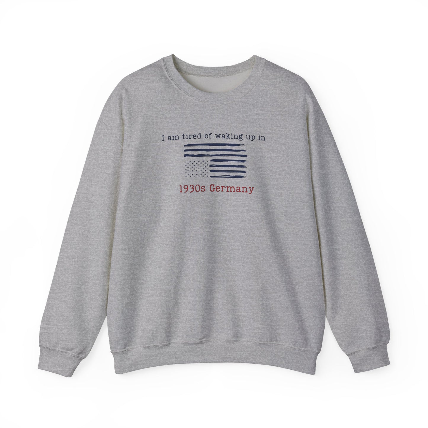 1930s Germany T-Shirt Vintage-Inspired Sweatshirt with 1930s Germany Text, Unisex Cozy Crew, Retro Style Gifts, Casual Wear, Unique Fashion Statement
