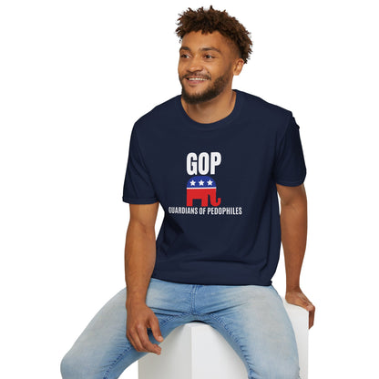 GOP Pedo Unisex Statement T-Shirt, Political Tee, Casual Wear, Gift for Activists, Humor Shirt, Vintage Style, Everyday Fashion