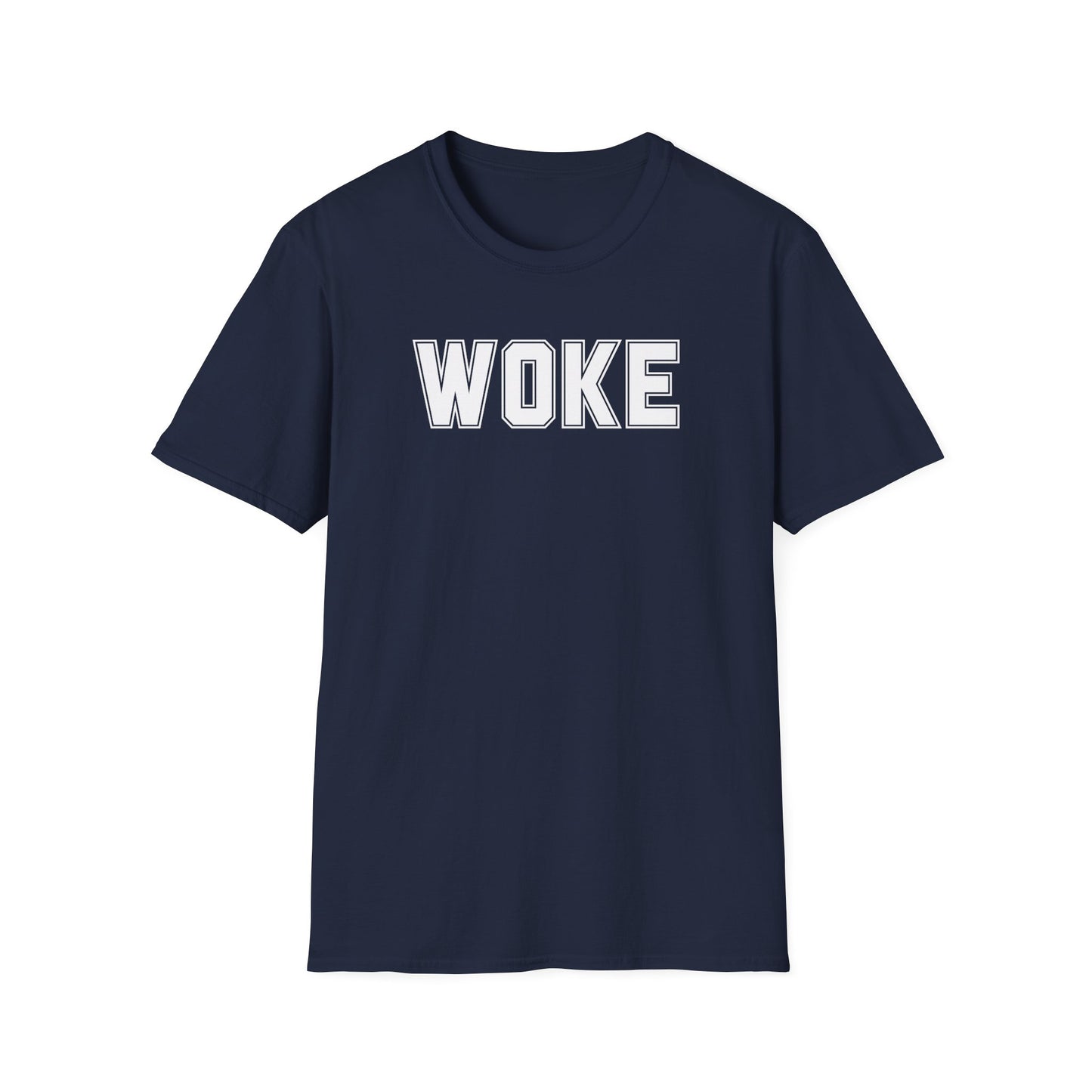 Woke Unisex Softstyle T-Shirt, Empowerment Tee, Statement Shirt, Gift for Activists, Casual Wear, Everyday Fashion