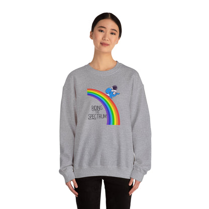 Rainbow Spectrum Crewneck Sweatshirt - Unisex Cozy Top, Gift for Autism Awareness, LGBTQ+ Pride Sweatshirt, Comfortable Everyday Wear, [...]