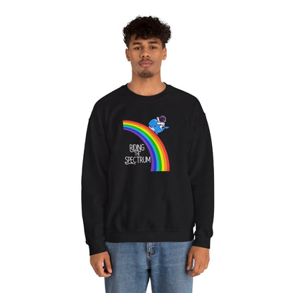 Rainbow Spectrum Crewneck Sweatshirt - Unisex Cozy Top, Gift for Autism Awareness, LGBTQ+ Pride Sweatshirt, Comfortable Everyday Wear, [...]