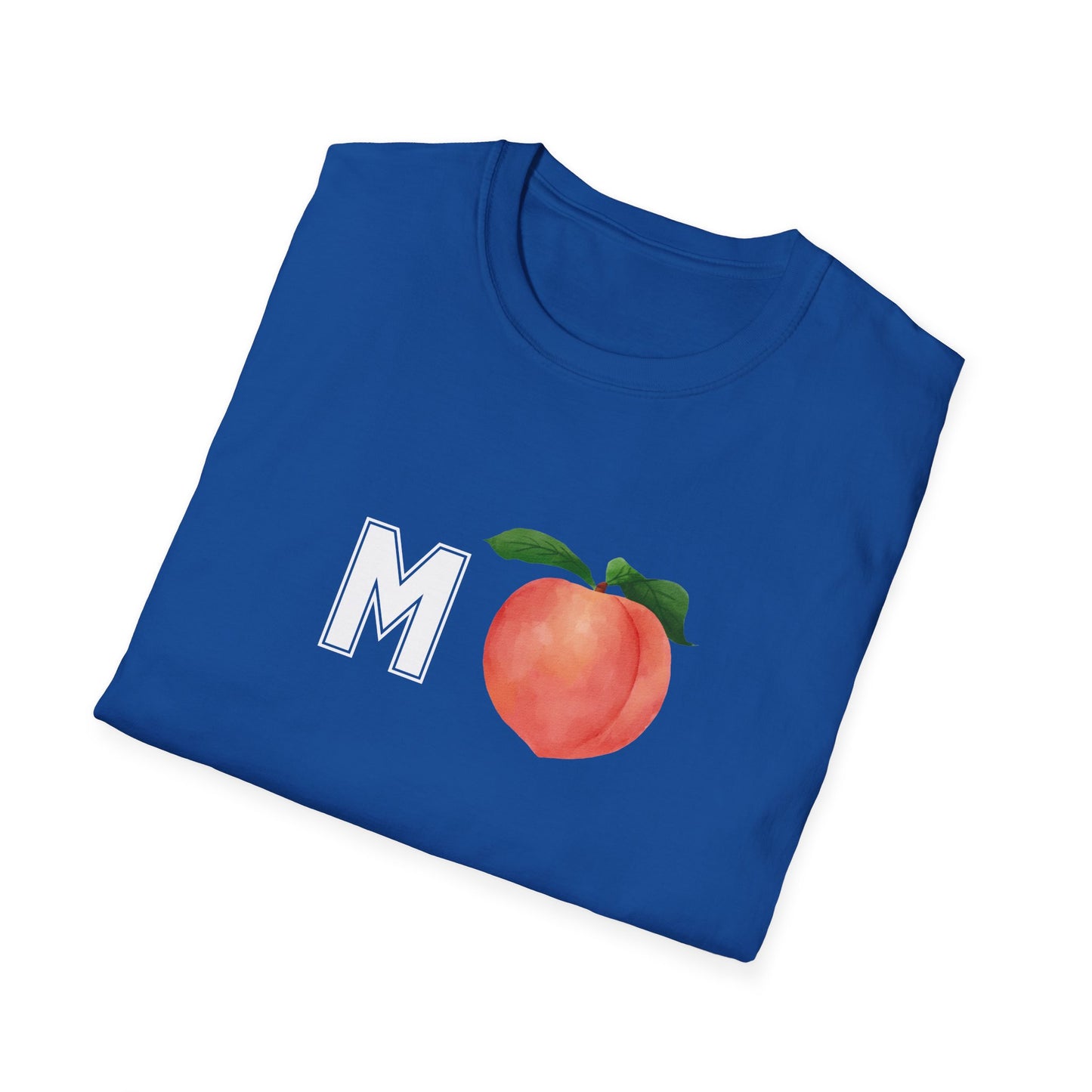 MPeach Monogram Unisex Softstyle T-Shirt, Cute Casual Tee, Gift for Friends, Summer Fashion, Fun Statement Shirt