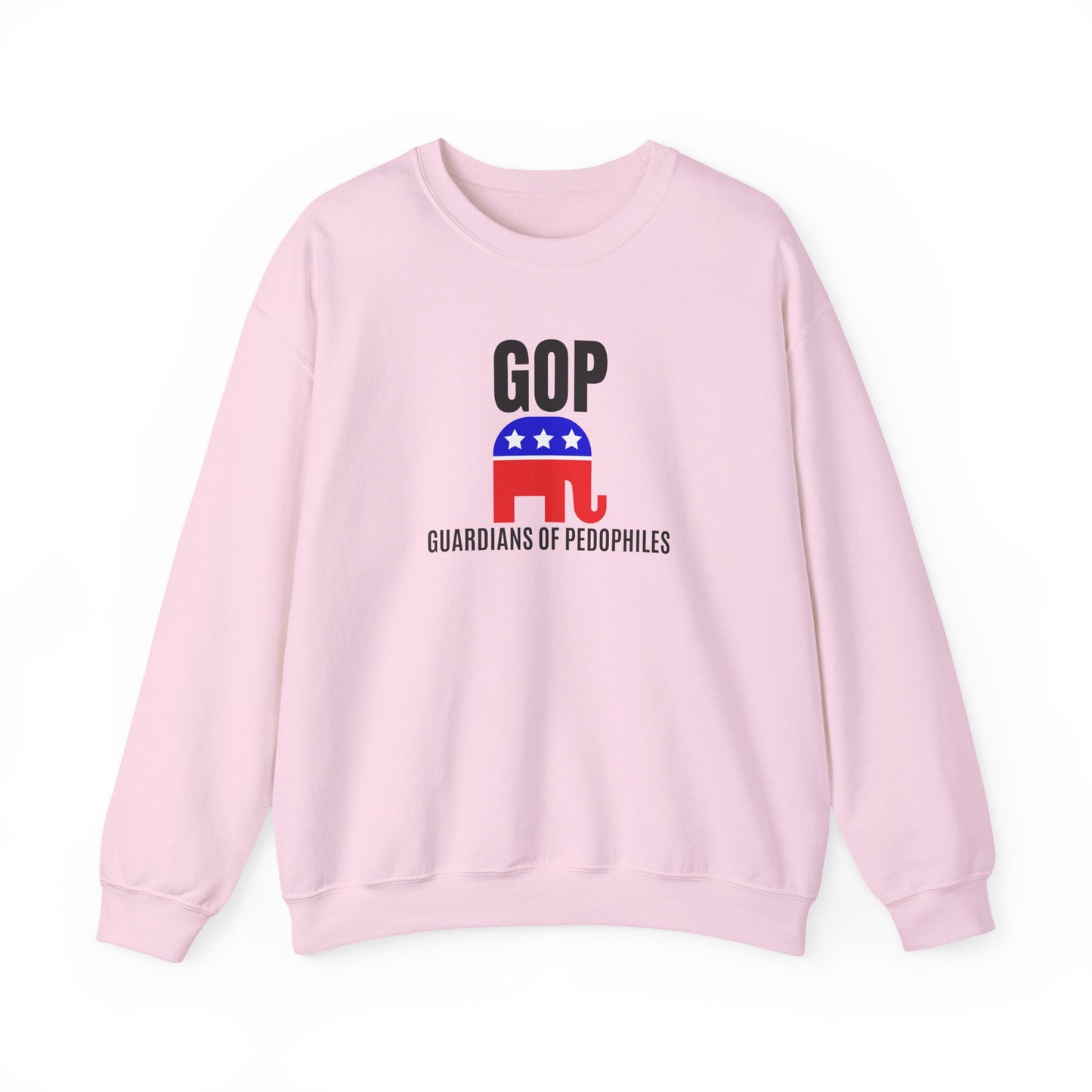 GOP Pedo Crewneck Sweatshirt - Protest Apparel, Funny Sweatshirt, Gift for Activists, Casual Wear, Unisex Clothing