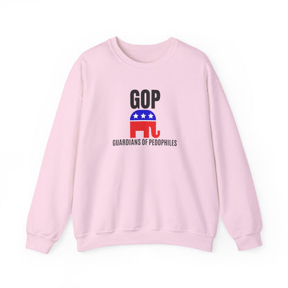 GOP Pedo Crewneck Sweatshirt - Protest Apparel, Funny Sweatshirt, Gift for Activists, Casual Wear, Unisex Clothing