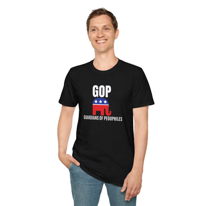 GOP Pedo Unisex Statement T-Shirt, Political Tee, Casual Wear, Gift for Activists, Humor Shirt, Vintage Style, Everyday Fashion