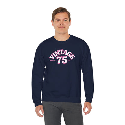 Vintage 75 Unisex Crewneck Sweatshirt - Cozy, Casual Style for Every Occasion, Perfect for Gifting, Fall, Winter, Retro Fashion, [...]