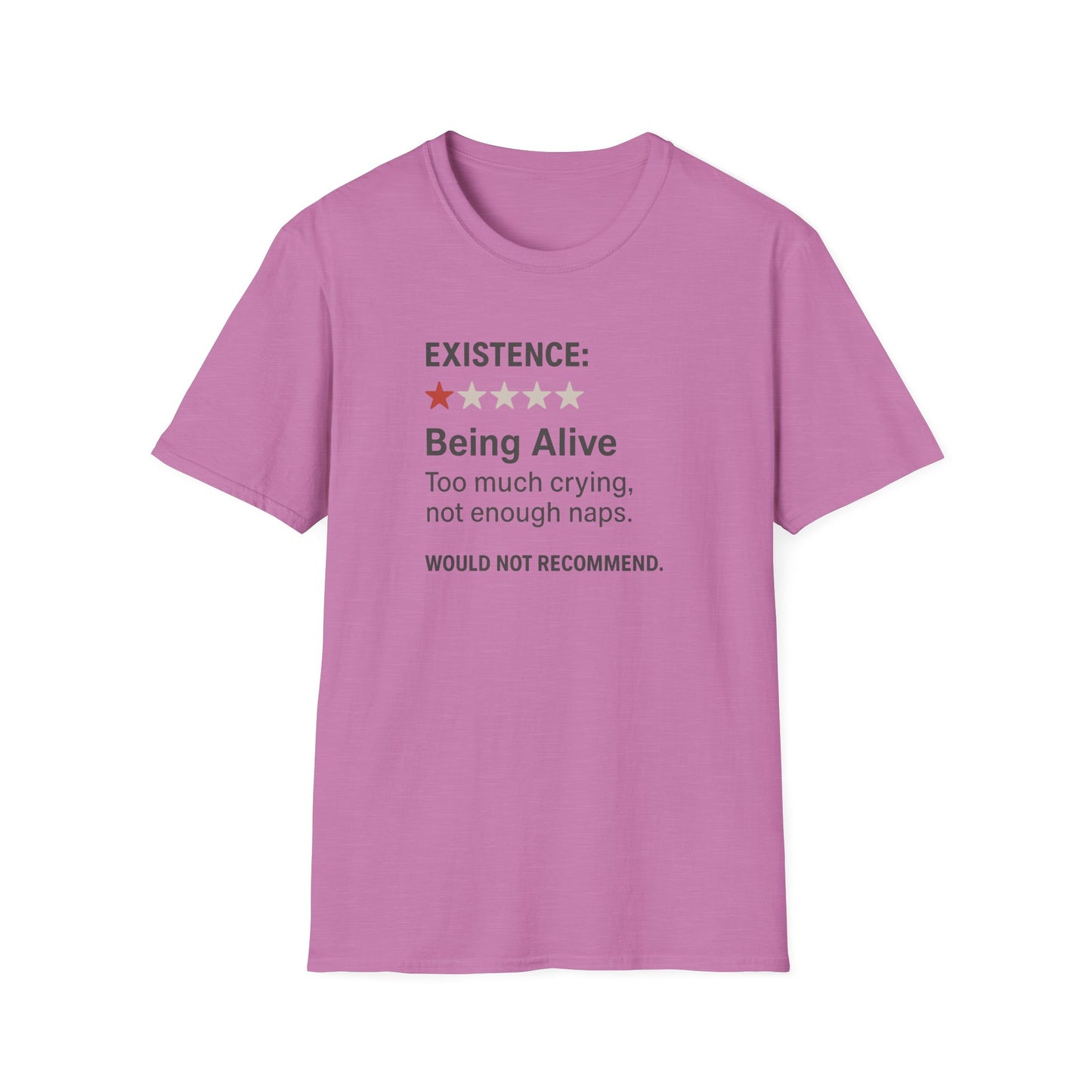 Existential Humor T-Shirt, Funny Tee, Gift for Friends, Sarcastic Quote, Casual Wear, Birthday Present