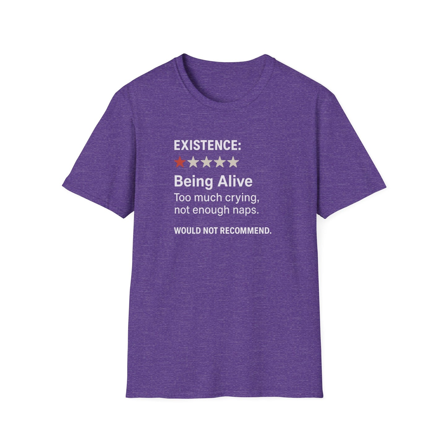 Existential Humor T-Shirt, Funny Tee, Gift for Friends, Sarcastic Quote, Casual Wear, Birthday Present